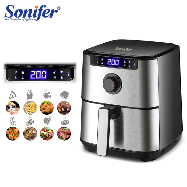 Air Fryer 5L without Oil with LED Touchscreen