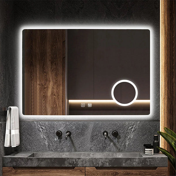 Smart Rectangular Makeup Bathroom Mirror