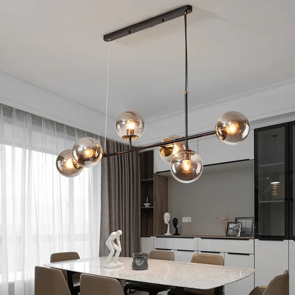 LED Pendant Lights Modern Glass Ball Suspension